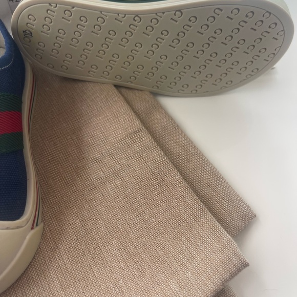Gucci Kids Sneakers - Blue, White, Red, Green - Picture 6 of 7